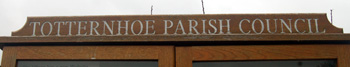 The head of a Parish Council noticeboard February 2010